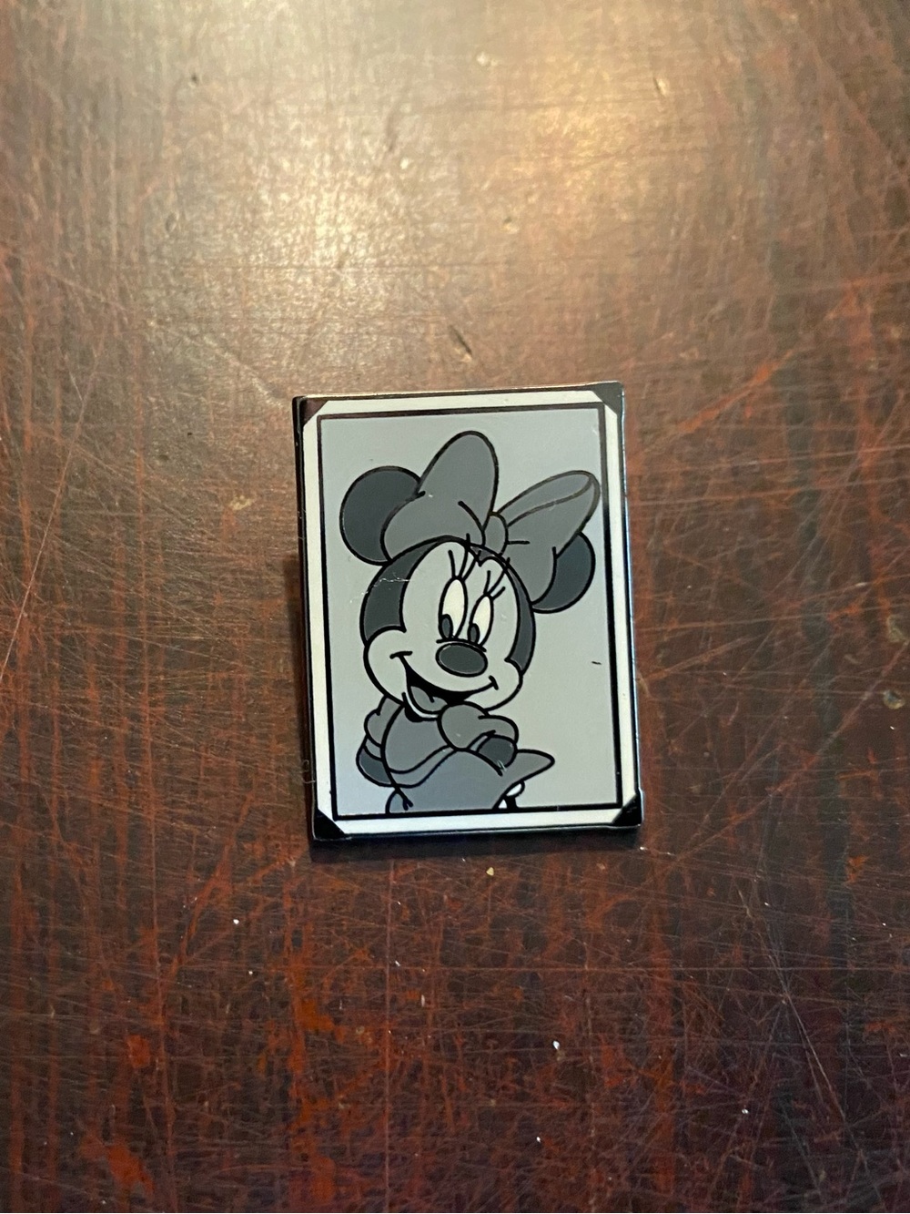 Disney Minnie Mouse Black & White Portrait Limited Release Single Pin